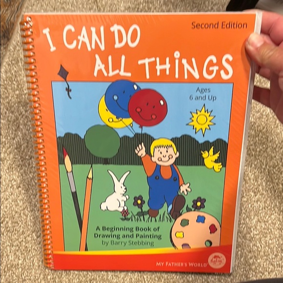NEW I Can Do All Things 2nd Edition Book with Paint and Marker Cards homeschool - Picture 1 of 2